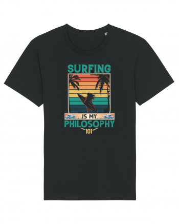 Surfing is my philosophy 101 Black