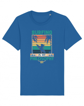 Surfing is my philosophy 101 Royal Blue