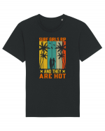 Surf girls rip and they are hot Tricou mânecă scurtă Unisex Rocker