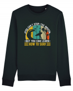 You can't stop the waves but you can learn how to surf Bluză mânecă lungă Unisex Rise