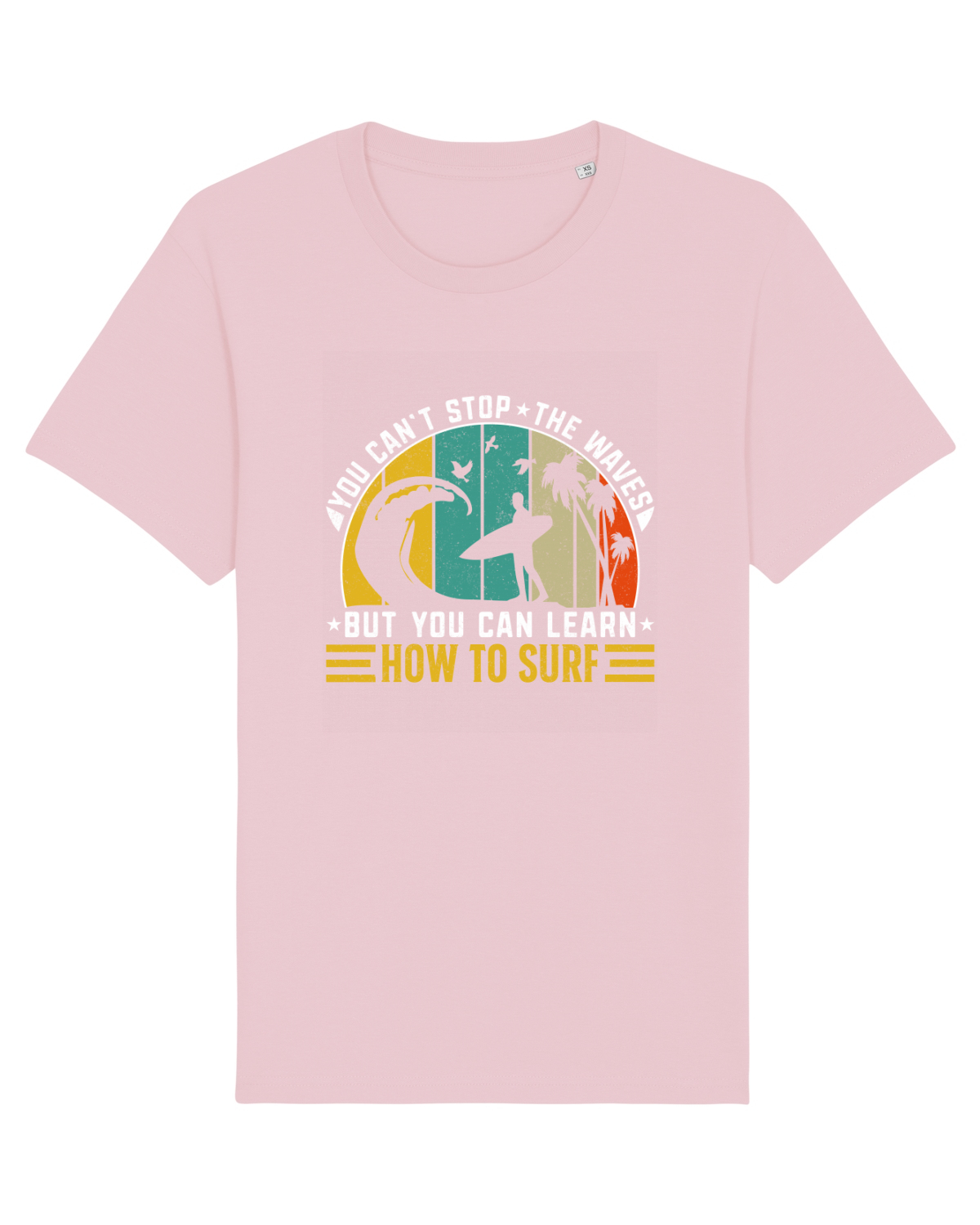 Tricou mânecă scurtă Unisex Rocker Cotton Pink