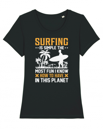 Surfing is simple the most fun I know how to have in this planet Black