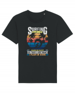 Surfing makes me happy so that's just what I plan on doing Tricou mânecă scurtă Unisex Rocker