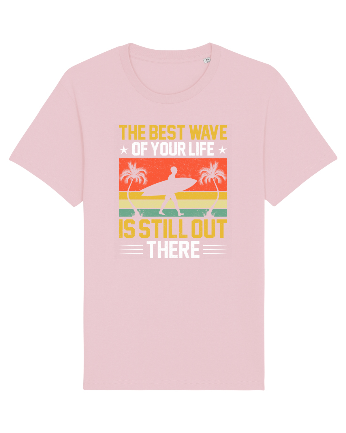 Tricou mânecă scurtă Unisex Rocker Cotton Pink