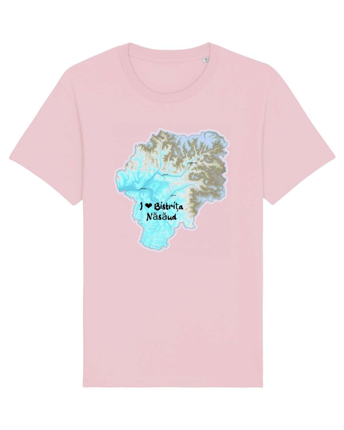 Tricou mânecă scurtă Unisex Rocker Cotton Pink