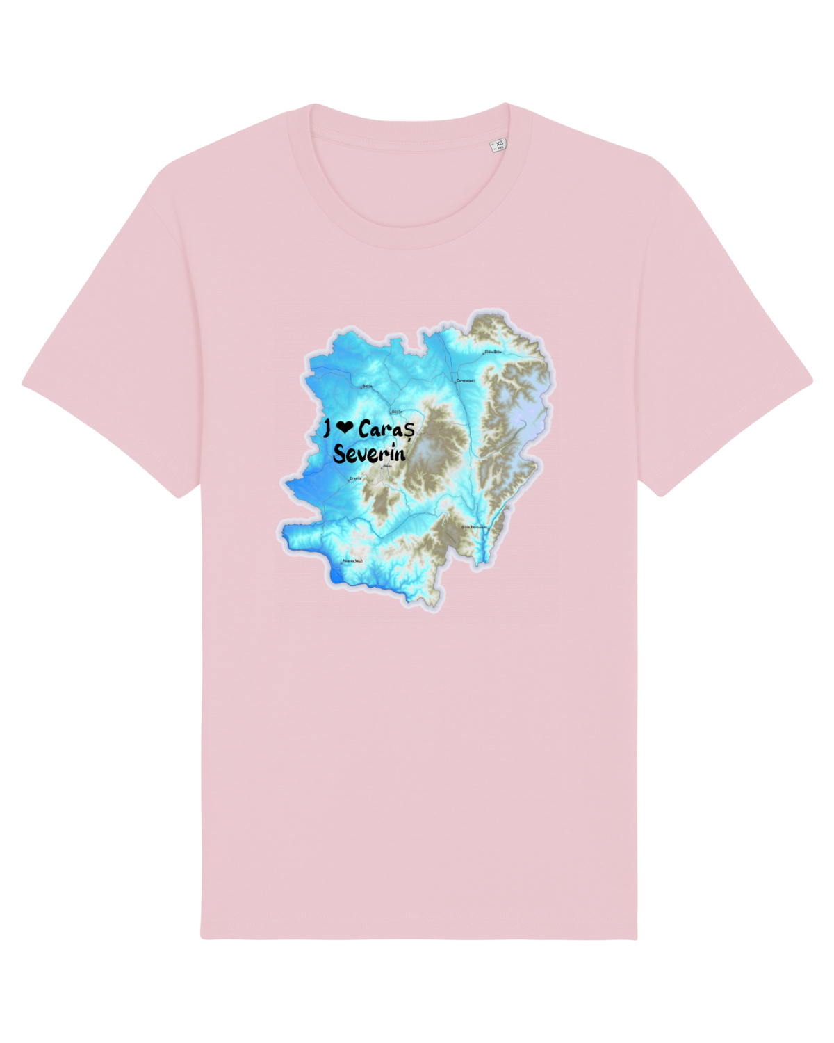 Tricou mânecă scurtă Unisex Rocker Cotton Pink