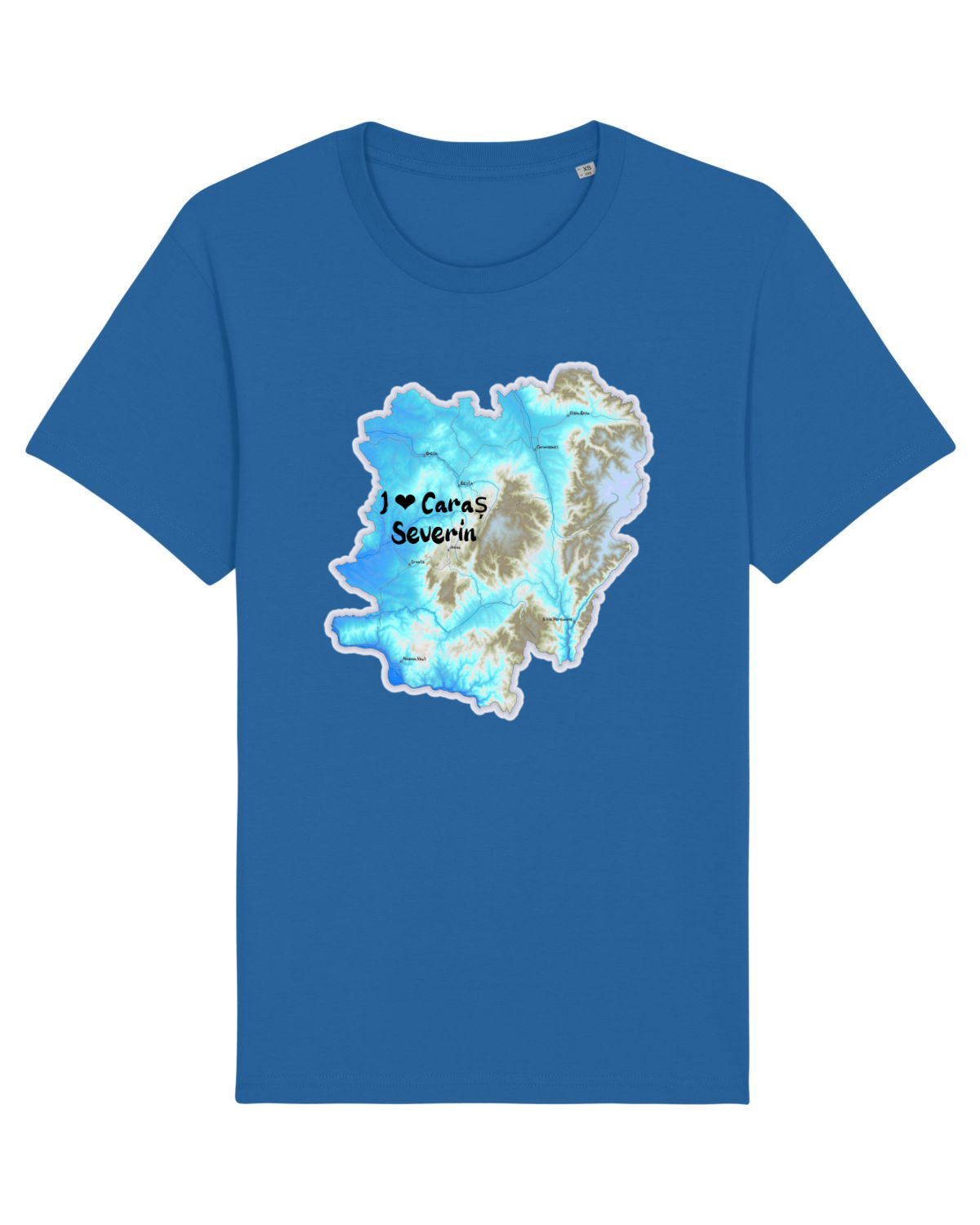 Tricou mânecă scurtă Unisex Rocker Royal Blue