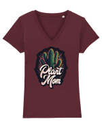 Plant mom 2 Tricou mânecă scurtă guler V Damă Evoker
