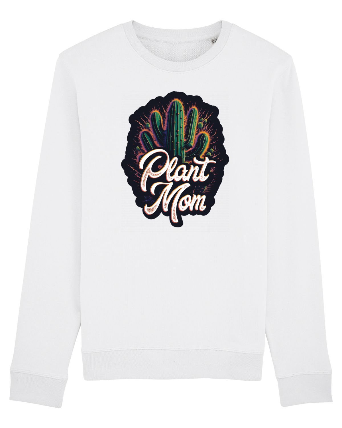 Bluză mânecă lungă Unisex Rise White