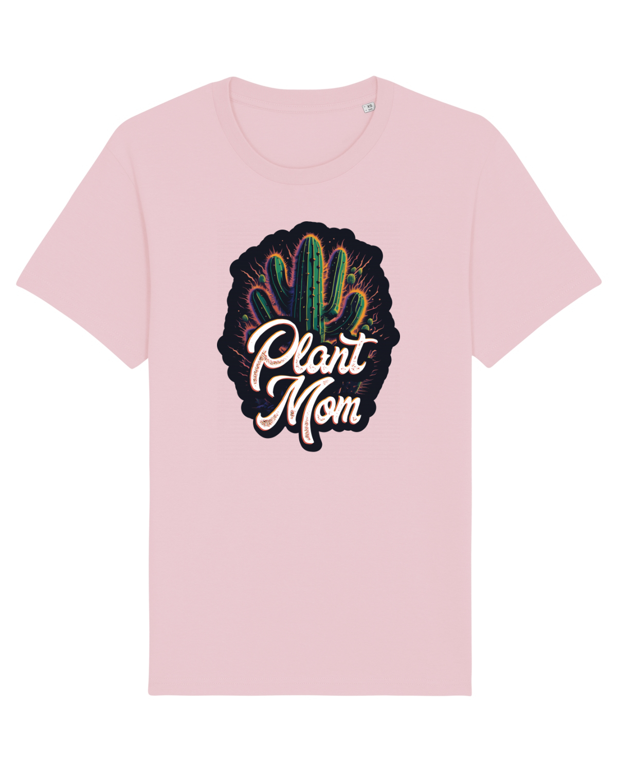Tricou mânecă scurtă Unisex Rocker Cotton Pink