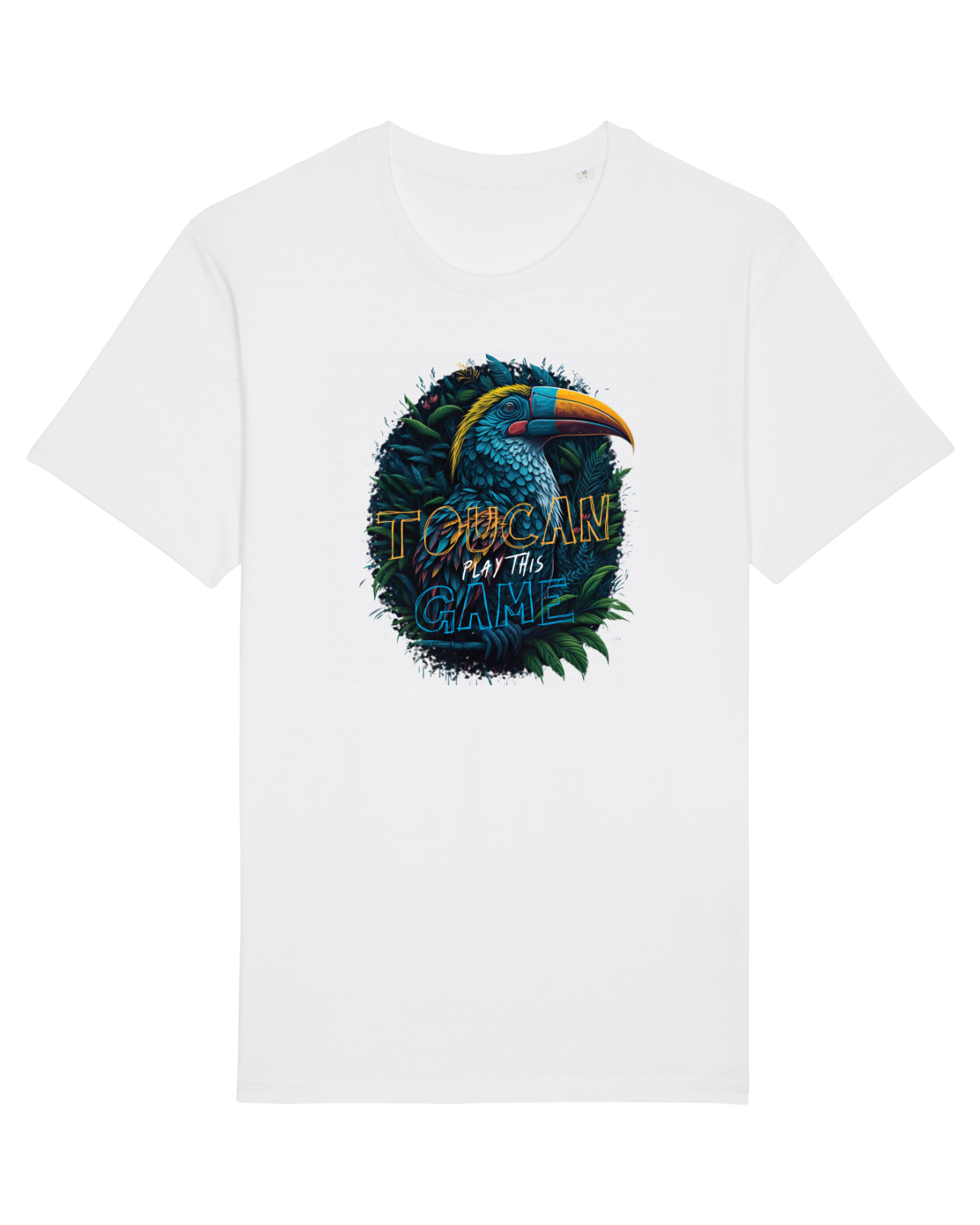 Tricou mânecă scurtă Unisex Rocker White