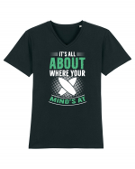 It's all about where your mind's at. Tricou mânecă scurtă guler V Bărbat Presenter