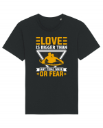 Love is bigger than any tidal wave or fear Tricou mânecă scurtă Unisex Rocker