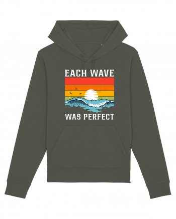 Each wave was perfect Khaki