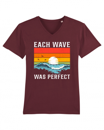 Each wave was perfect Burgundy