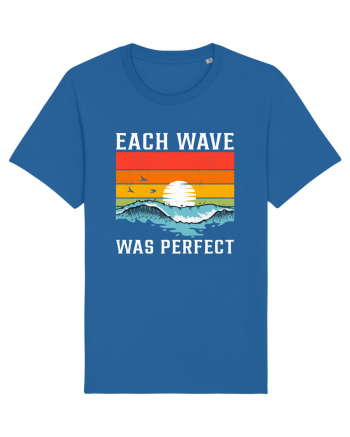 Each wave was perfect Royal Blue