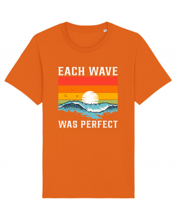 Each wave was perfect Bright Orange