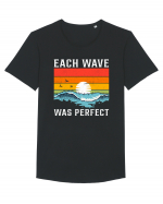 Each wave was perfect Tricou mânecă scurtă guler larg Bărbat Skater