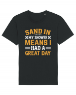 Sand in my shower means I had a great day Tricou mânecă scurtă Unisex Rocker