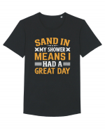 Sand in my shower means I had a great day Tricou mânecă scurtă guler larg Bărbat Skater