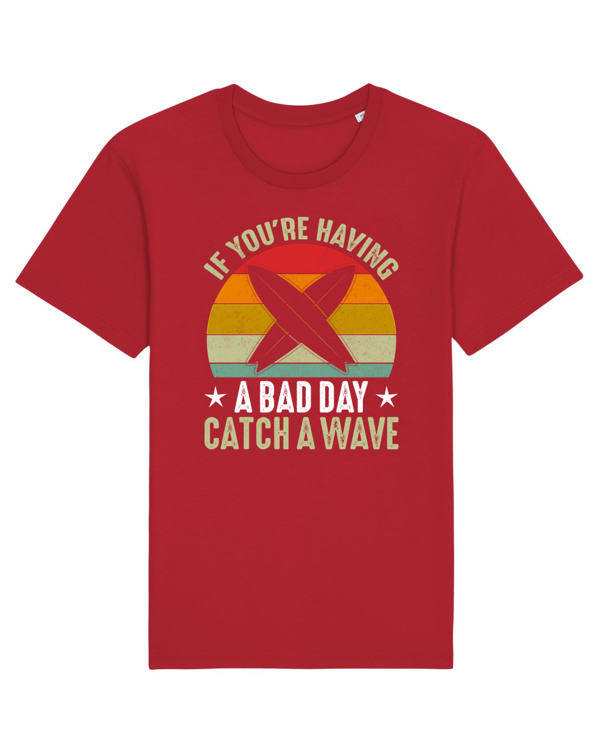 Tricou mânecă scurtă Unisex Rocker Red