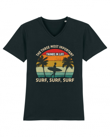 The three most important things in life surf, surf, surf. Black