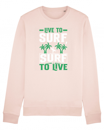 Live to surf, surf to live Candy Pink