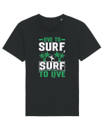 Live to surf, surf to live Tricou mânecă scurtă Unisex Rocker
