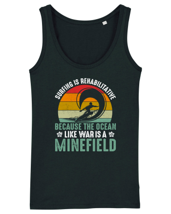 Surfing is rehabilitative because the ocean, like war, is a minefield Black