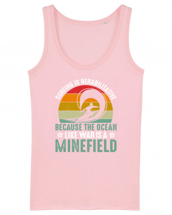 Surfing is rehabilitative because the ocean, like war, is a minefield Cotton Pink