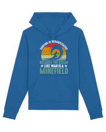 Surfing is rehabilitative because the ocean, like war, is a minefield Royal Blue