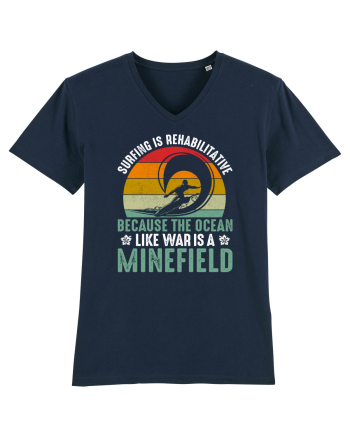 Surfing is rehabilitative because the ocean, like war, is a minefield French Navy