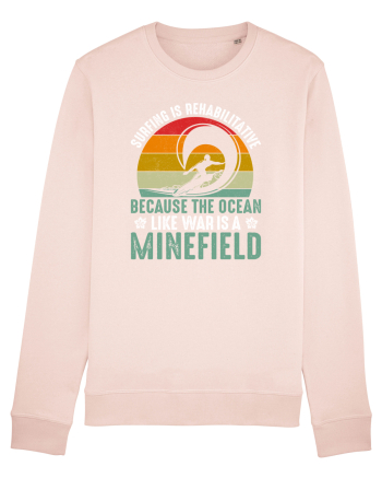 Surfing is rehabilitative because the ocean, like war, is a minefield Candy Pink