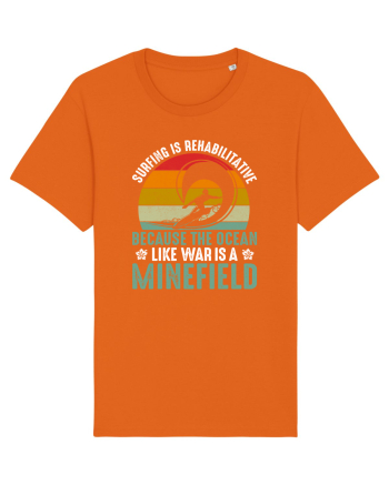 Surfing is rehabilitative because the ocean, like war, is a minefield Bright Orange