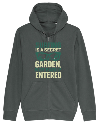 Surfing is a secret garden, not easily entered. Anthracite