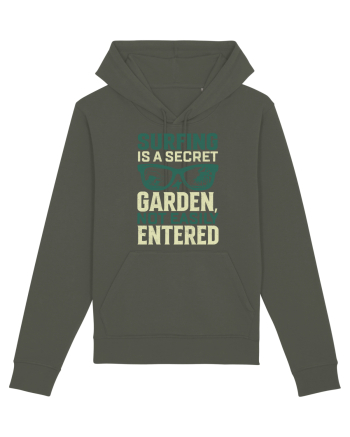Surfing is a secret garden, not easily entered. Khaki