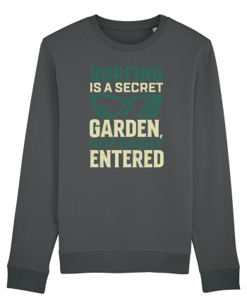 Surfing is a secret garden, not easily entered. Anthracite
