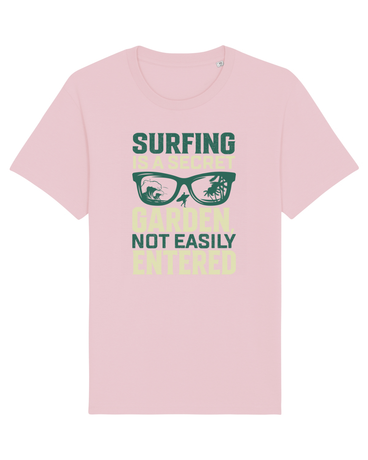 Tricou mânecă scurtă Unisex Rocker Cotton Pink