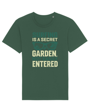 Surfing is a secret garden, not easily entered. Bottle Green