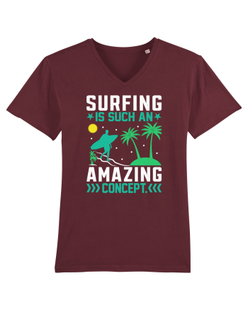 Surfing is such an amazing concept Burgundy