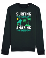 Surfing is such an amazing concept Bluză mânecă lungă Unisex Rise