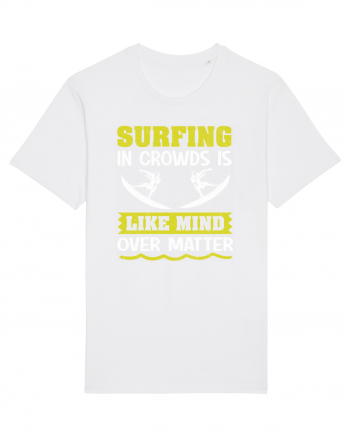 Surfing in crowds is like mind over matter White