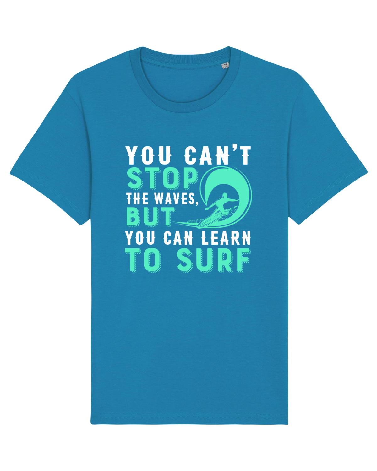 Tricou mânecă scurtă Unisex Rocker Azur
