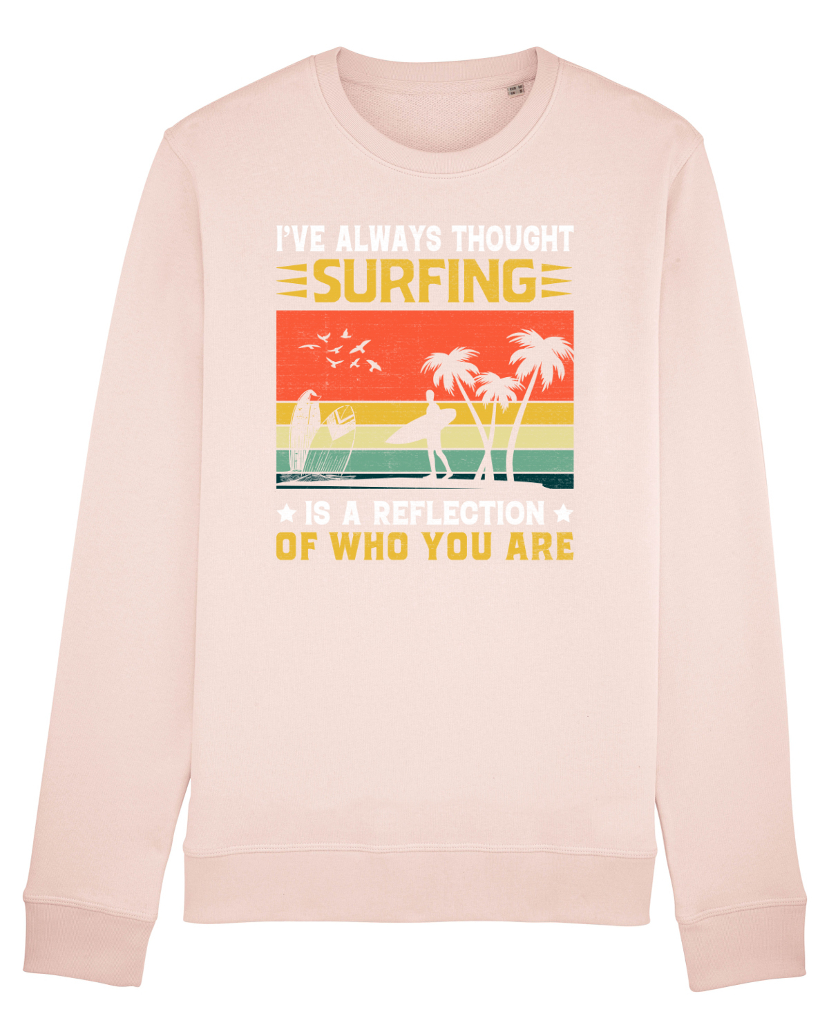 Bluză mânecă lungă Unisex Rise Candy Pink
