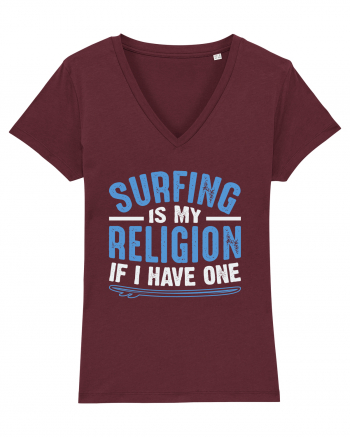 Surfing is my religion, if I have one. Burgundy