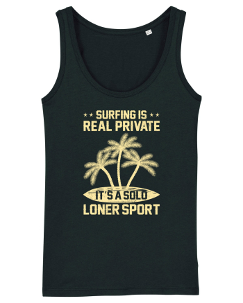 Surfing is real private. It's a solo loner sport. Black