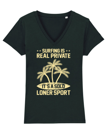 Surfing is real private. It's a solo loner sport. Black