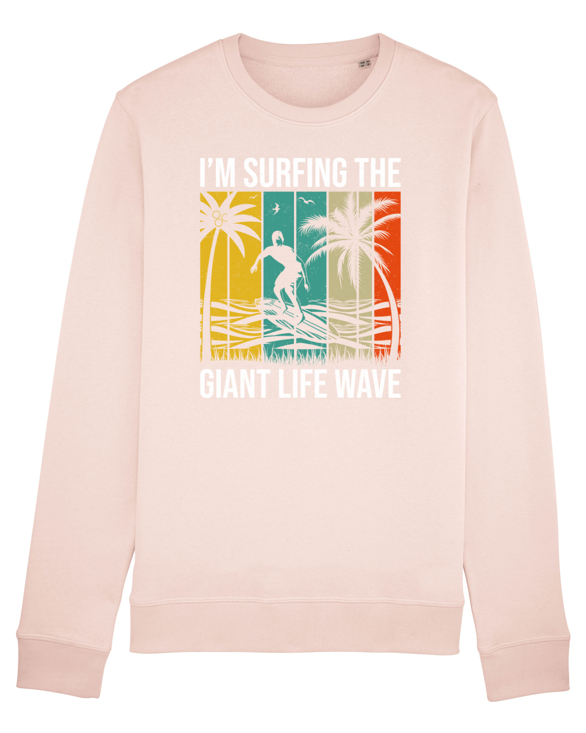Bluză mânecă lungă Unisex Rise Candy Pink