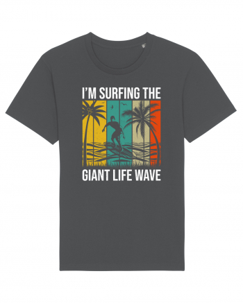 I'm surfing the giant life wave Anthracite