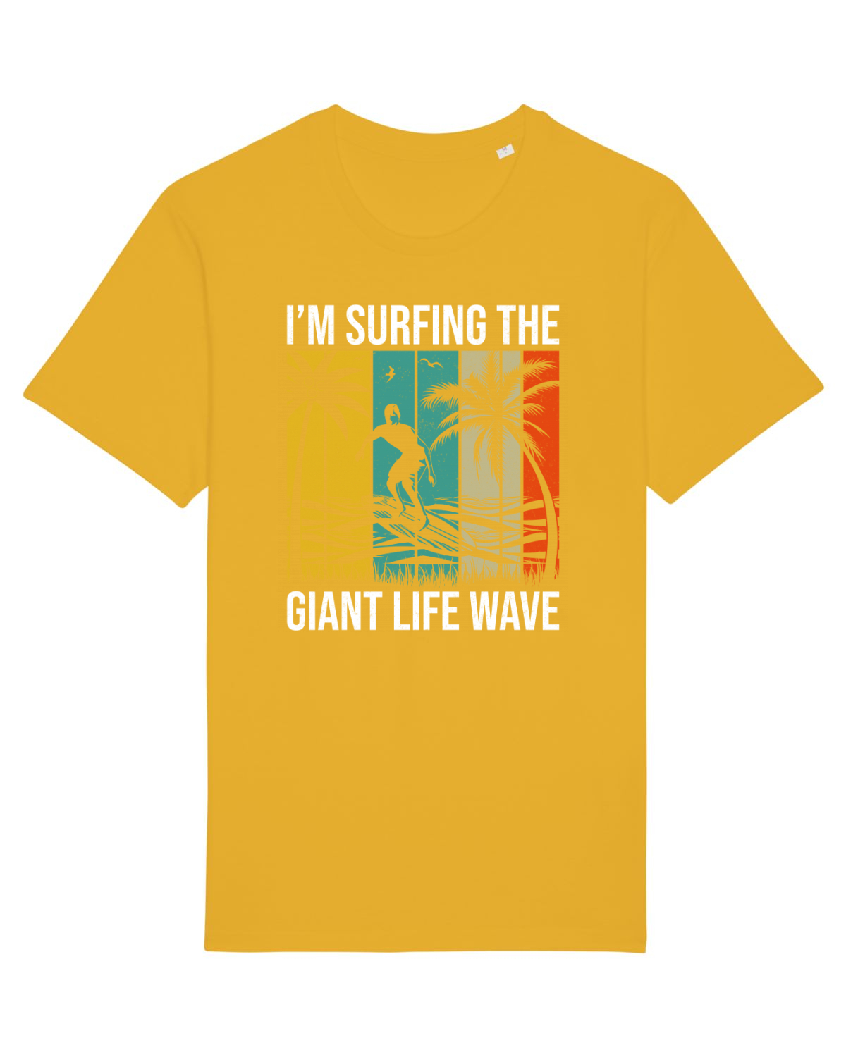 Tricou mânecă scurtă Unisex Rocker Spectra Yellow